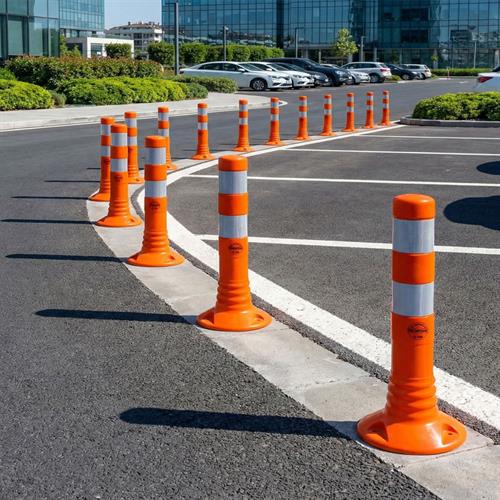 10`lu Delinatör Set 45 x 8 cm %100 TPU, Esnek Duba