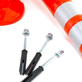 10`lu Delinatör Set 75 x 8 cm, Esnek Duba