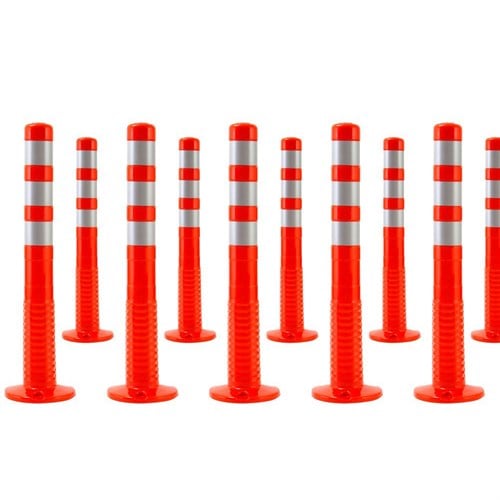 10`lu Delinatör Set 75 x 8 cm, Esnek Duba