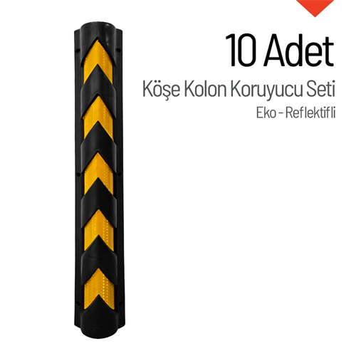 10lu Eko Reflektifli Köşe Kolon Koruyucu