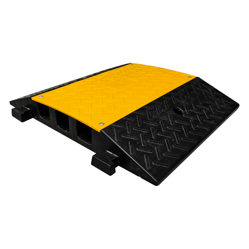 10lu Kablo Kanallı Hız Kesici 3 Kanallı, Yol Kasisi 60 x 50 x 7,5 cm