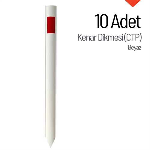10lu Kenar Dikmesi Seti (CTP) Beyaz
