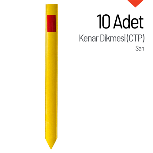 10lu Kenar Dikmesi Seti (CTP) Sarı