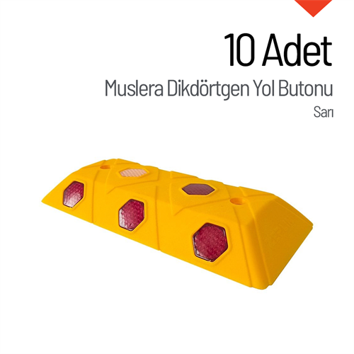 10lu Muslera Dikdörtgen Yol Butonu Seti