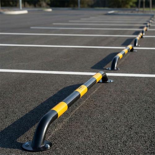 10lu Oto Park Araç Stoperi, Otopark Demiri Siyah 200x16cm 60mm