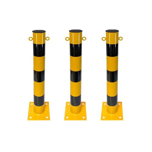 3lü Sabit Metal Direk Seti Kulaklı, Metal Duba 75 cm