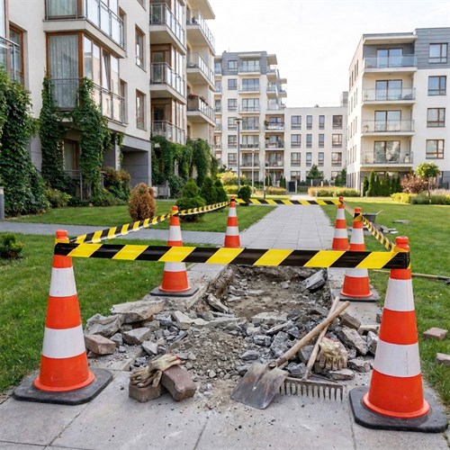 4 Adet Emniyet Şeridi Sarı-Siyah 500 m, İkaz Bandı, Güvenlik Şeridi