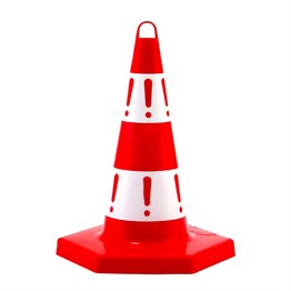 5 Adet Eko Trafik Konisi 50 cm - Ağırlıksız Trafik Dubası