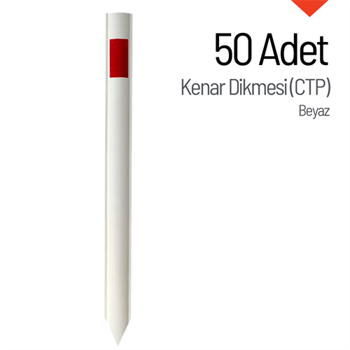 50li Kenar Dikmesi Seti (CTP) Beyaz