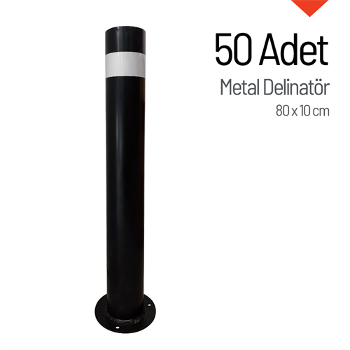 50li Metal Delinatör Seti, Metal Duba 80 x 10 cm