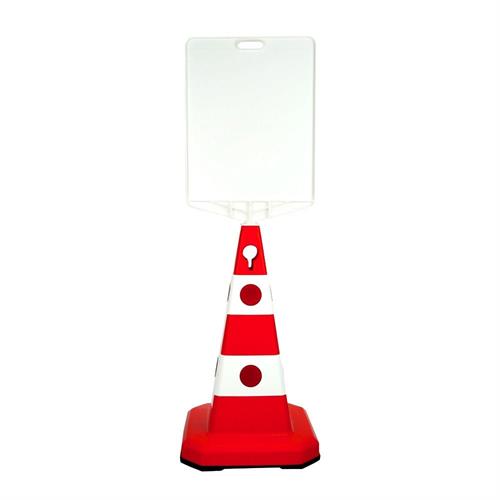 50li Ultra Kedi Gözlü Trafik Konisi Seti Ağırlıklı 60 cm Trafik Dubası