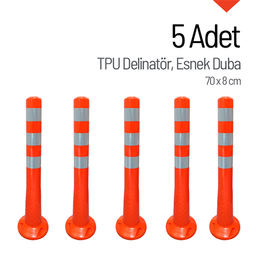 5li Delinatör Seti 70x8 cm TPU, Esnek Duba