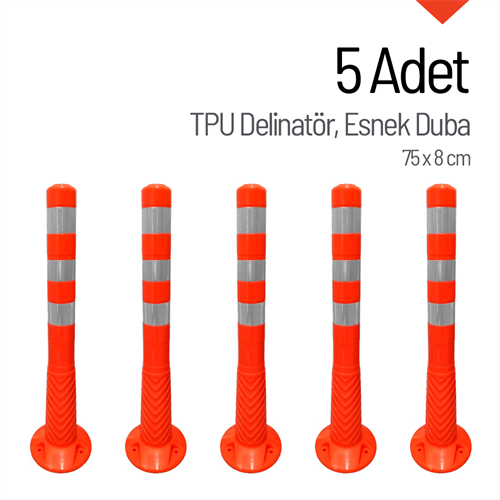 5li Delinatör Seti 75x8 cm TPU, Esnek Duba