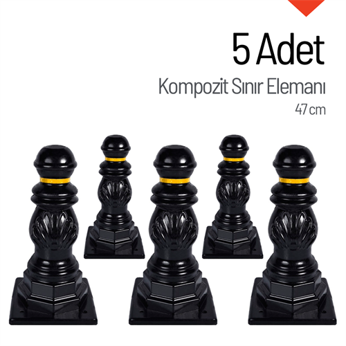 5li Kompozit Sınır Elemanı Seti 47 cm