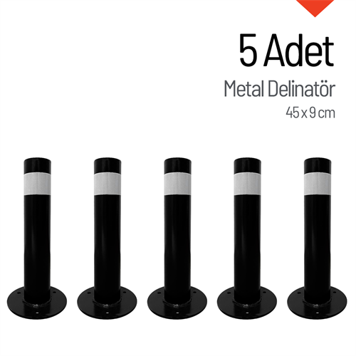 5li Metal Delinatör, Metal Duba Seti 45 x 9 cm