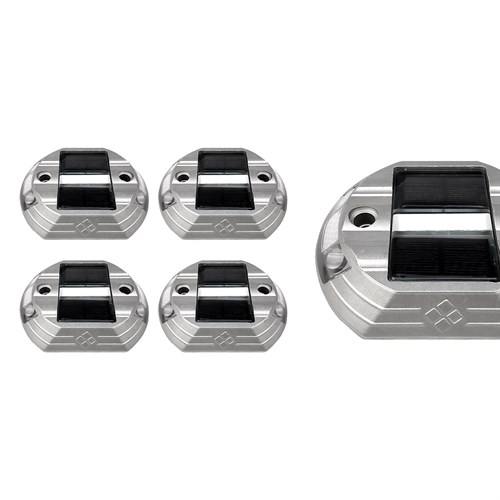 5li Set Güneş Enerjili Yol Butonu Yeşil, Solar Çakar Buton