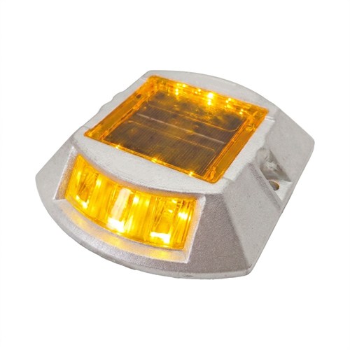 5li Set Sarı Solar Yol Butonu 3+3 Ledli