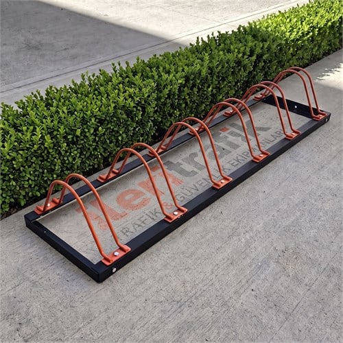6lı Çocuk Bisiklet Parkı, Park Yeri Eko Çift Yönlü 150 x 40 cm TURUNCU