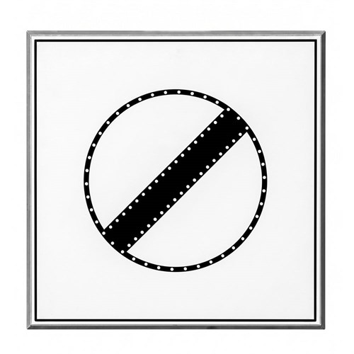 AC LEDli Bütün Yasaklama ve Kısıtlamaların Sonu Levhası 100 x 100 cm