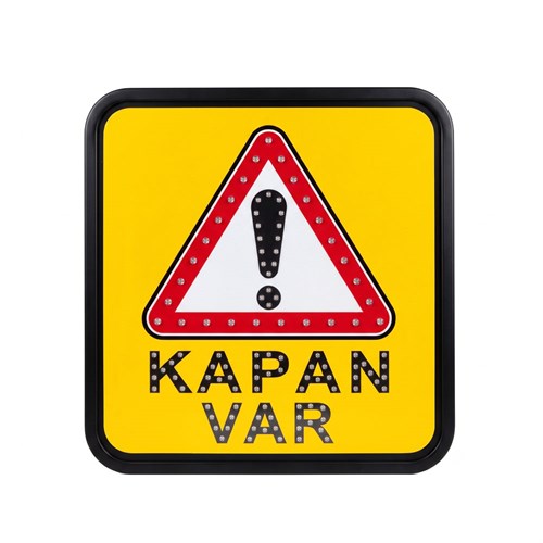 AC LEDli KAPAN VAR Levhası 60 x 60 cm
