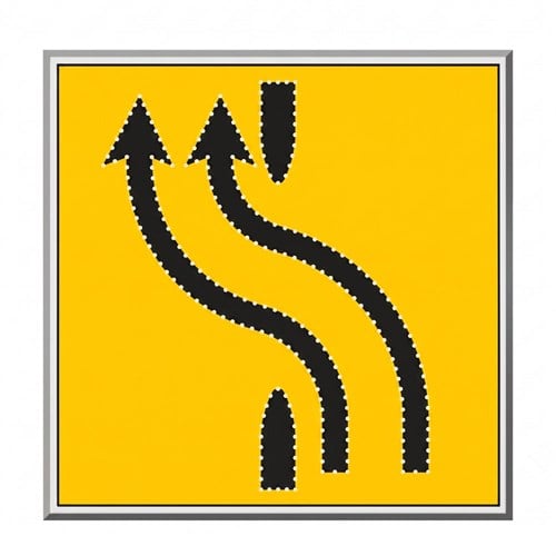 AC LEDli Sağdan Sola Çift Şerit Aktarım Levhası 100 x 100 cm