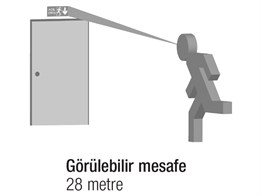 Emergency Exit Light 55 x 324 x 173 mm