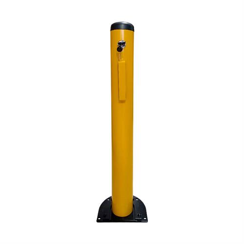 Ağır Hizmet Kilitli Park Direği 79 cm, Çıkan Tip Kızaklı Otopark Bariyeri 3 Adet