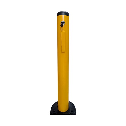 Ağır Hizmet Kilitli Park Direği 79 cm, Çıkan Tip Kızaklı Otopark Bariyeri