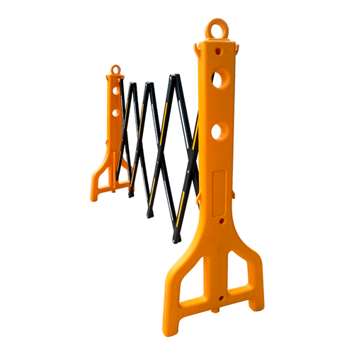 Akordiyon Bariyer Sarı 255 x 97 cm