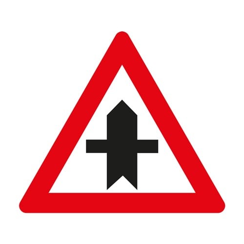 Ana Yol Tali Yol Kavşağı Levhası T-22a