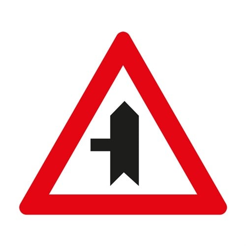 Ana Yol Tali Yol Kavşağı Sol Giriş Levhası T-22c