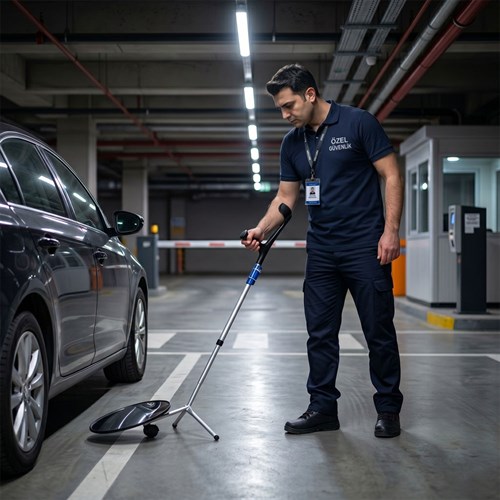 Araç Altı Arama Aynası 30 cm Ayarlanabilir Onlu Set