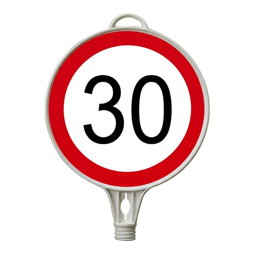 Azami Hız 30 km Yuvarlak Levha Çift Taraf Baskı Ø 28 cm