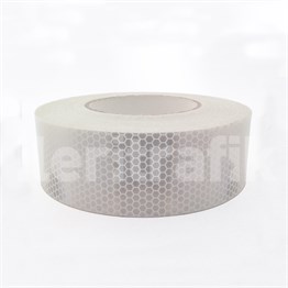 Beyaz Reflektif Bant Mikroprizmatik, Reflektif Şerit 5 cm x 30 m