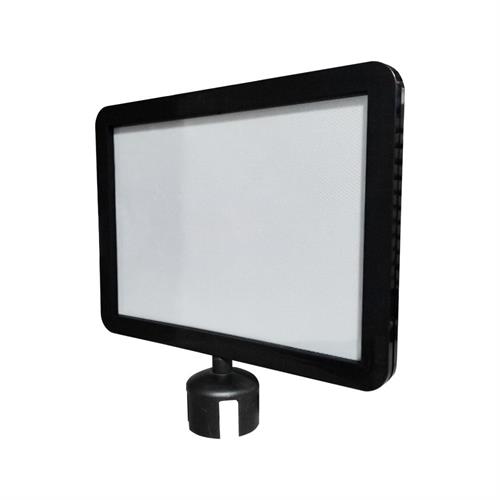 Yatay Bilgilendirme Panolu Yönlendirme Şerit Bariyer Seti - Paslanmaz