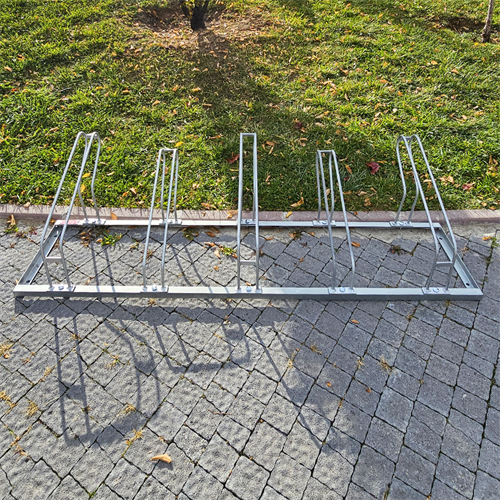 Bike Parking Rack Five-Slot Galvanized ECO, Parking Rail 40x175 cm