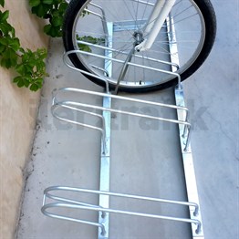 Bisiklet Park Yeri Dörtlü Galvaniz, Park Sehpası 140 x 40 cm