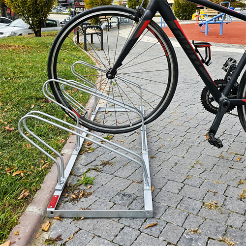 Bisiklet Park Yeri Dörtlü Galvaniz EKO, Park Demiri 140 x 40 cm