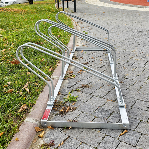 Bisiklet Park Yeri Dörtlü Galvaniz EKO, Park Demiri 140 x 40 cm