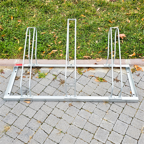 Bisiklet Park Yeri Üçlü Galvaniz EKO, Park Demiri 105 x 40 cm