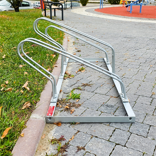 Bisiklet Park Yeri Üçlü Galvaniz EKO, Park Demiri 105 x 40 cm