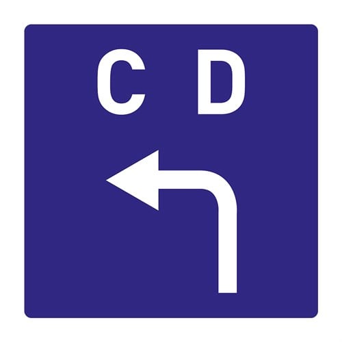 Blok Yönlendirme Sol Levhası