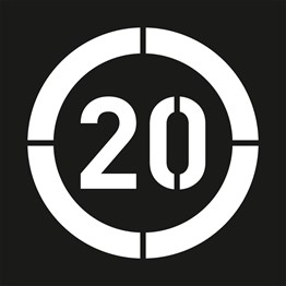 Boyama Şablonu Azami Hız Sınırı 20 km Alüminyum 100x100cm