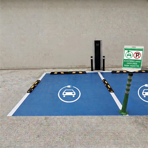 Boyama Şablonu Elektrikli Araç Şarj Alanı Kompozit 100x100cm