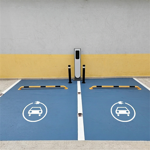 Elektrikli Araç Şarj Alanı Boyama Şablonu Galvaniz Sac Levha 100x100cm