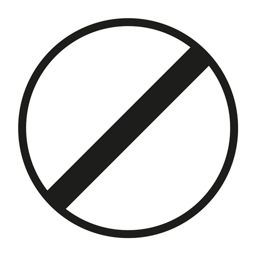 Bütün Yasaklamalar ve Kısıtlamaların Sonu Levhası TT-32