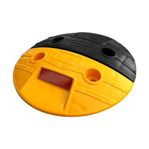 10lu Cam Kedi Gözlü Mercekli Yol Butonu Seti Siyah-Sarı