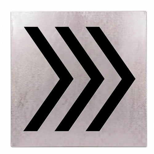Çavuş Tarama Boyama Şablonu -Galvaniz Sac Levha 100x100cm