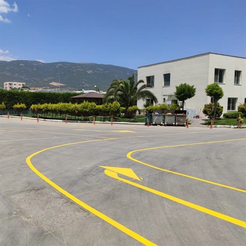 Signaline Alkid Yol Çizgi Boyası, Şerit Boyası 25 kg - Turuncu