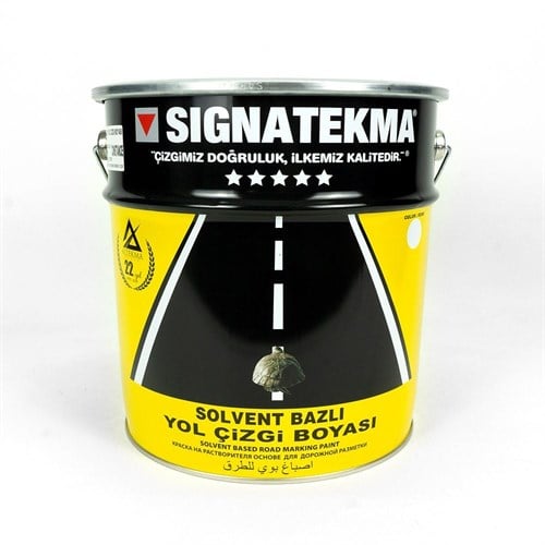 Signaline Alkid Esaslı Yol Çizgi Boyası, Şerit Boyası 25 kg - Gri
